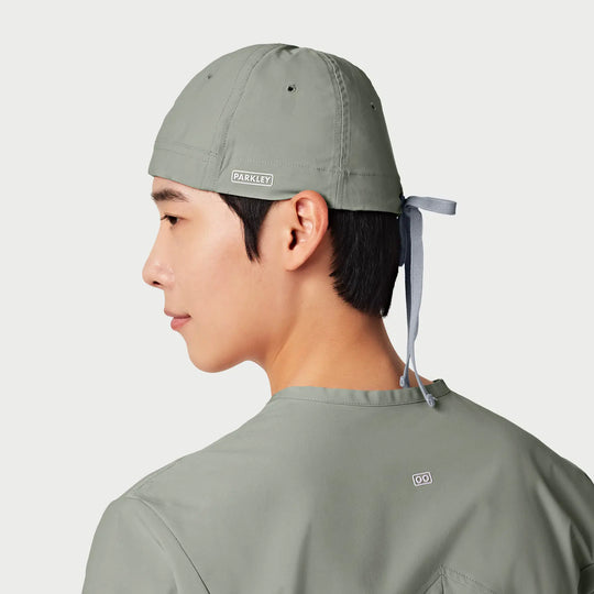 Parkley Scrubs Unisex Kinetic Scrub Cap Camp Green | scrub-supply.com