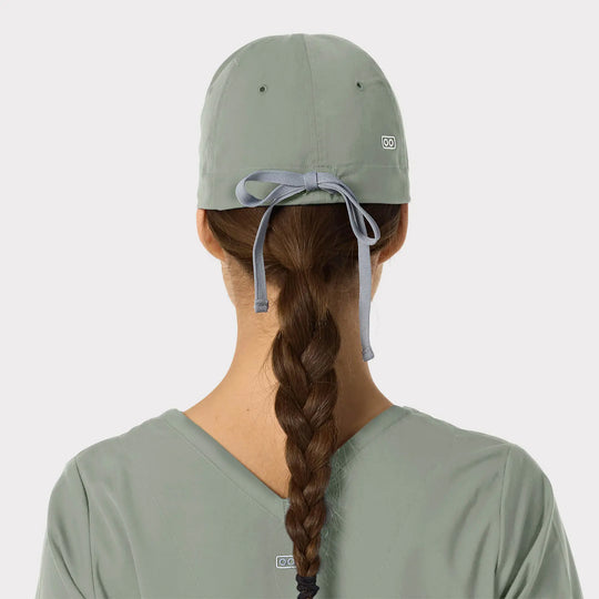 Parkley Scrubs Unisex Kinetic Scrub Cap Camp Green | scrub-supply.com