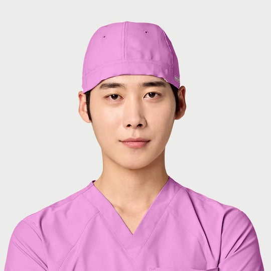 Parkley Scrubs Unisex Kinetic Scrub Cap Pink Purple | scrub-supply.com