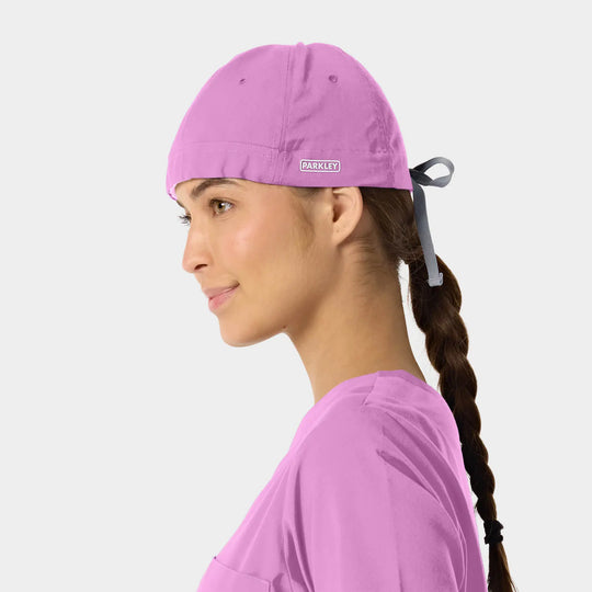 Parkley Scrubs Unisex Kinetic Scrub Cap Pink Purple | scrub-supply.com