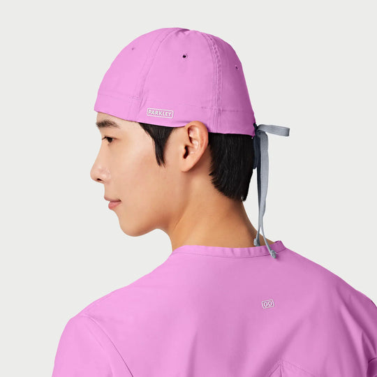 Parkley Scrubs Unisex Kinetic Scrub Cap Pink Purple | scrub-supply.com
