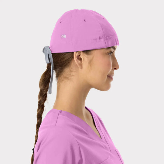 Parkley Scrubs Unisex Kinetic Scrub Cap Pink Purple | scrub-supply.com