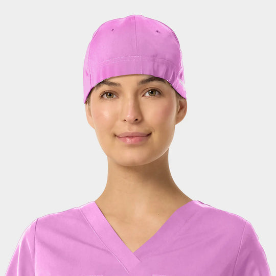 Parkley Scrubs Unisex Kinetic Scrub Cap Pink Purple | scrub-supply.com