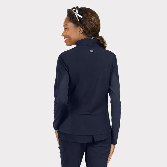 Parkley Scrubs Women's Perfect Jacket Navy | scrub-supply.com