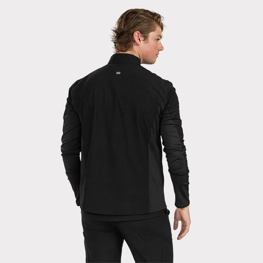 Parkley Scrubs Men's Perfect Jacket Black | scrub-supply.com