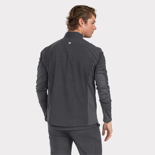 Parkley Scrubs Men's Perfect Jacket Charcoal | scrub-supply.com
