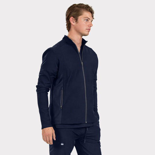 Parkley Scrubs Men's Perfect Jacket Navy | scrub-supply.com
