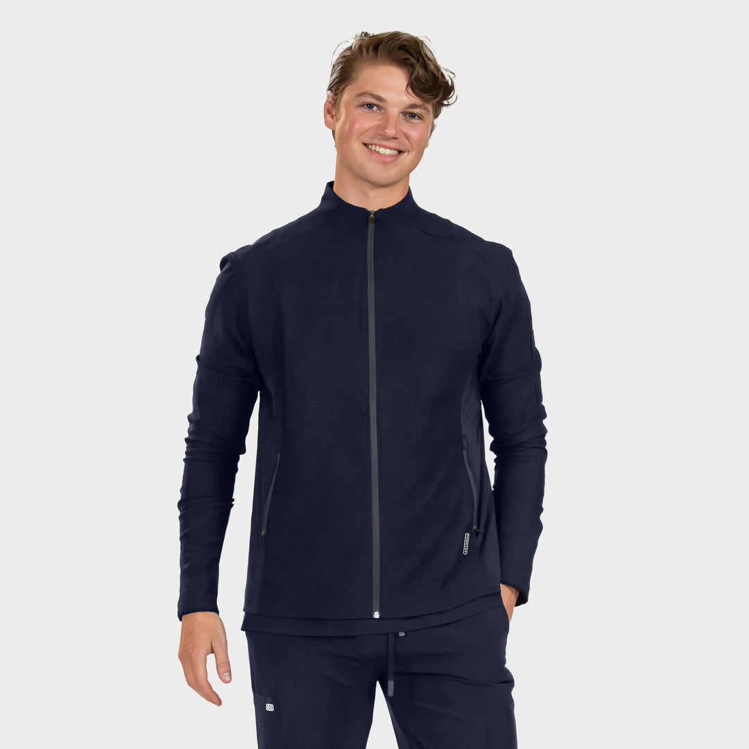 Parkley Scrubs Men's Perfect Jacket Navy | scrub-supply.com