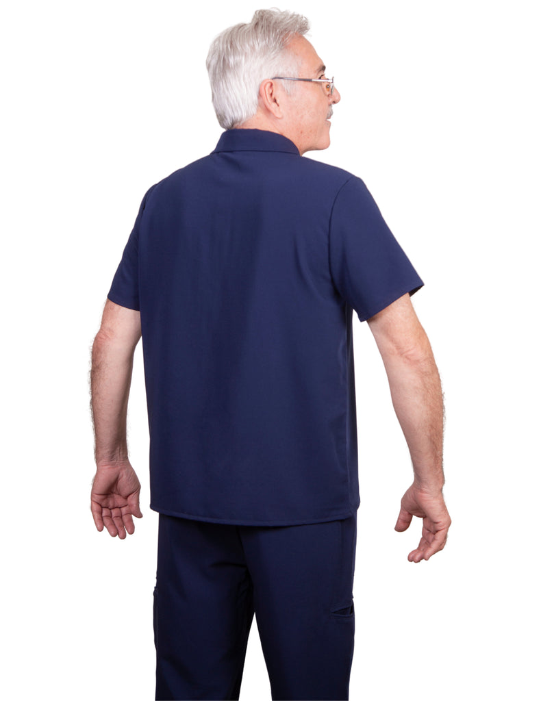 simply-scrubs Scrubs Men's Medical Polo Set Navy | scrub-supply.com