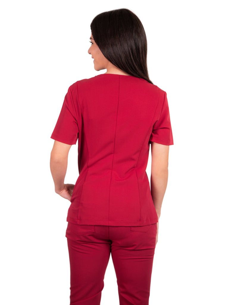 simply-scrubs Scrubs Women's Biker Set Red | scrub-supply.com