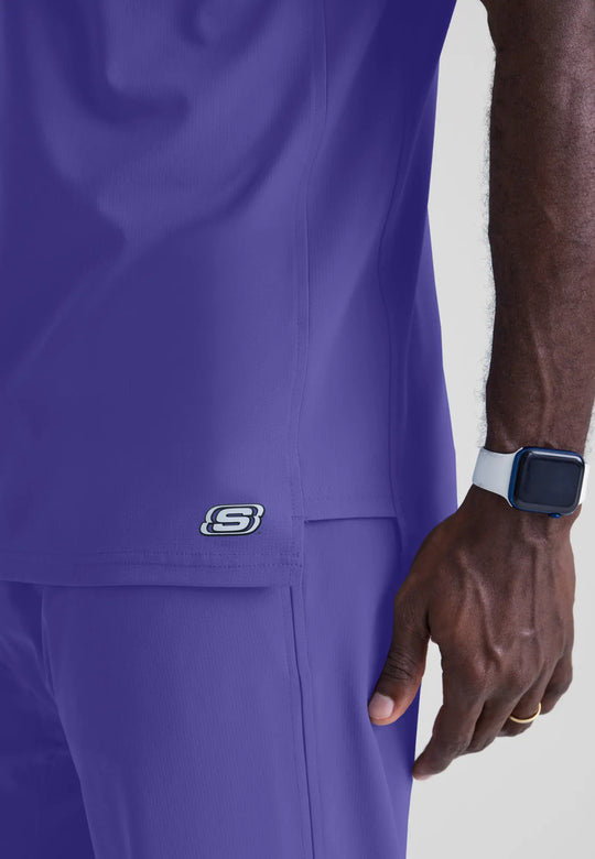 Barco Scrubs Men's Structure Top New Grape | scrub-supply.com