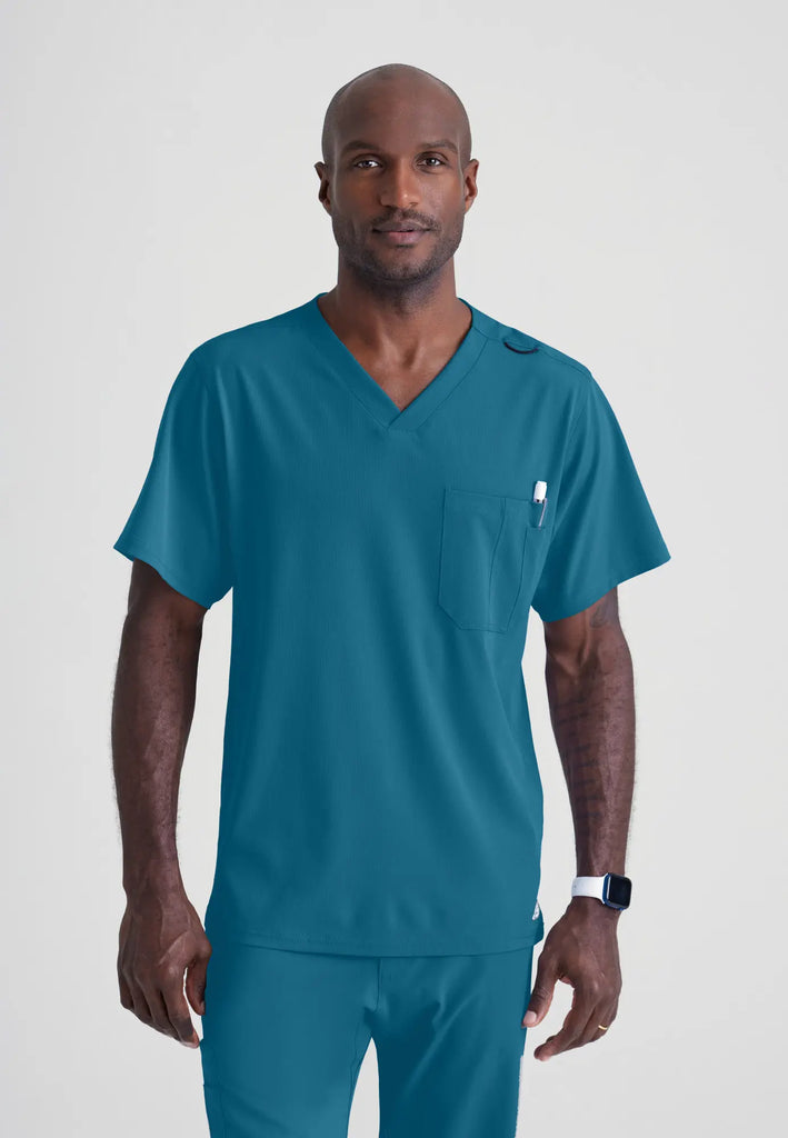 Barco Scrubs Men's Structure Top Bahama | scrub-supply.com