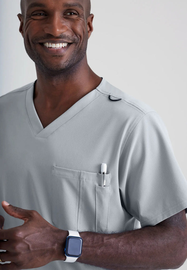 Barco Scrubs Men's Structure Top Moonstruck | scrub-supply.com