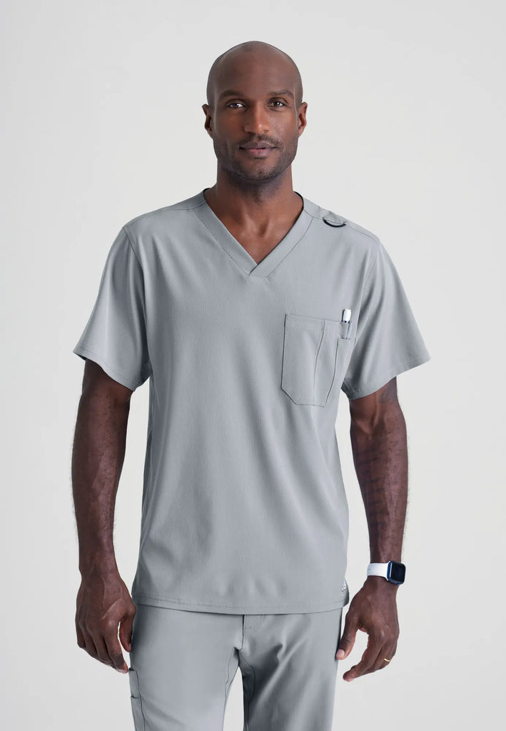 Barco Scrubs Men's Structure Top Moonstruck | scrub-supply.com