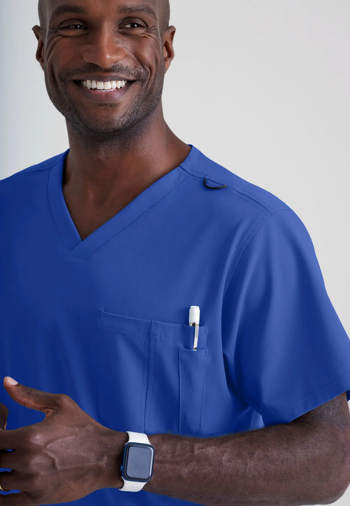 Barco Scrubs Men's Structure Top Galaxy | scrub-supply.com