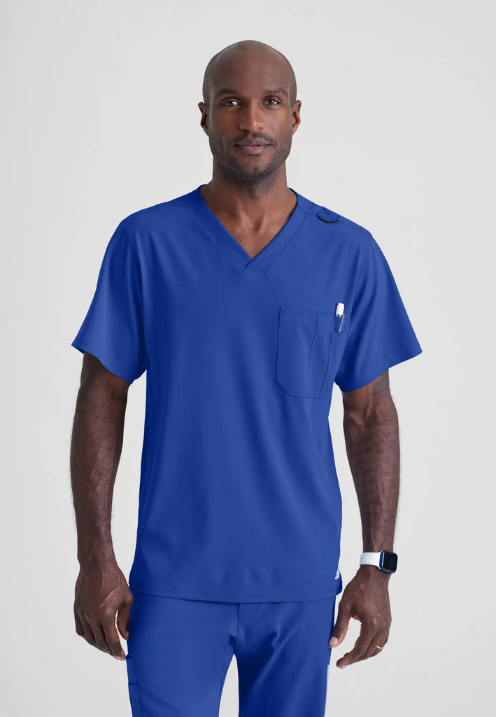 Barco Scrubs Men's Structure Top Galaxy | scrub-supply.com