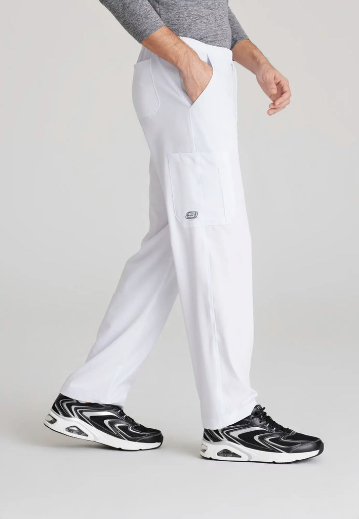 Barco Scrubs Men's Structure Pant White | scrub-supply.com