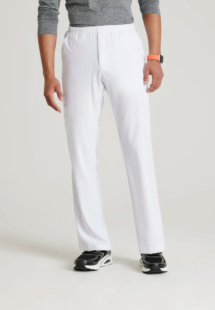 Barco Scrubs Men's Structure Pant White | scrub-supply.com