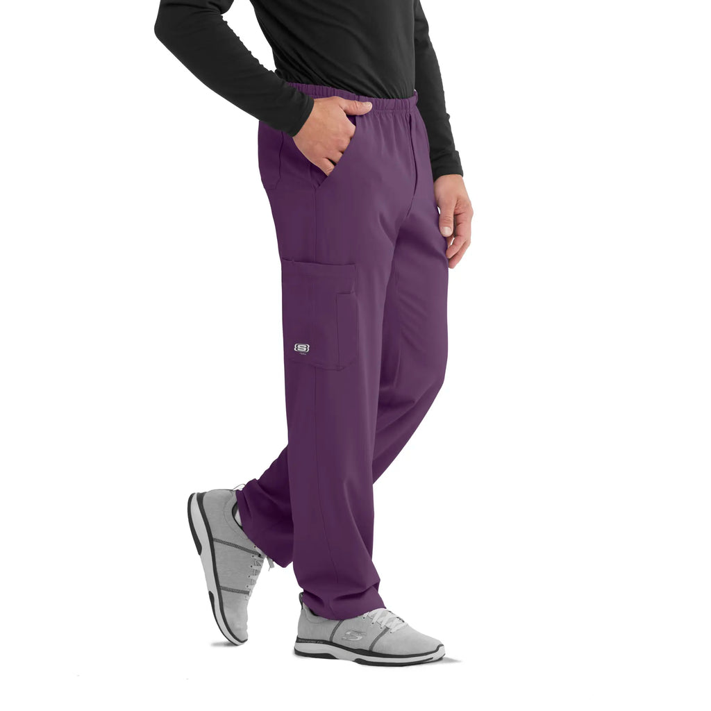 Barco Scrubs Men's Structure Pant Eggplant | scrub-supply.com