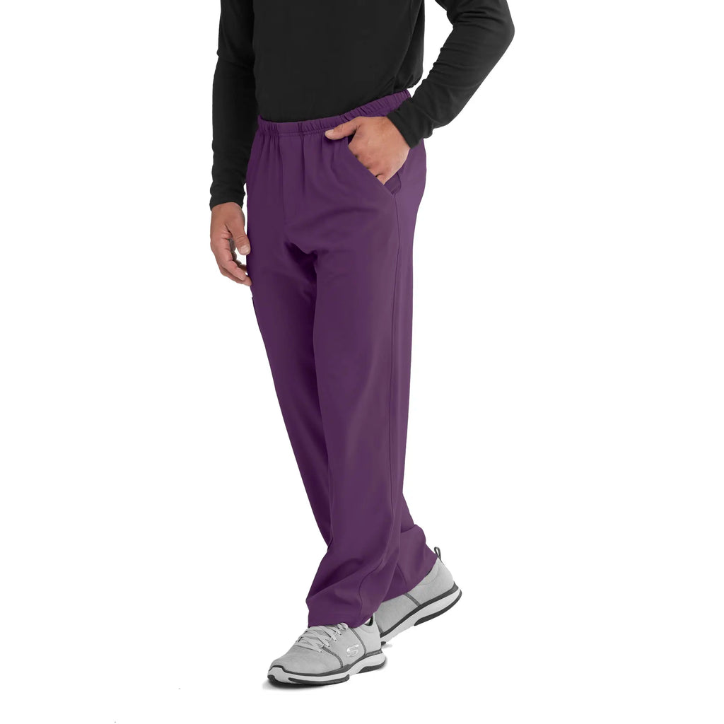 Barco Scrubs Men's Structure Pant Eggplant | scrub-supply.com