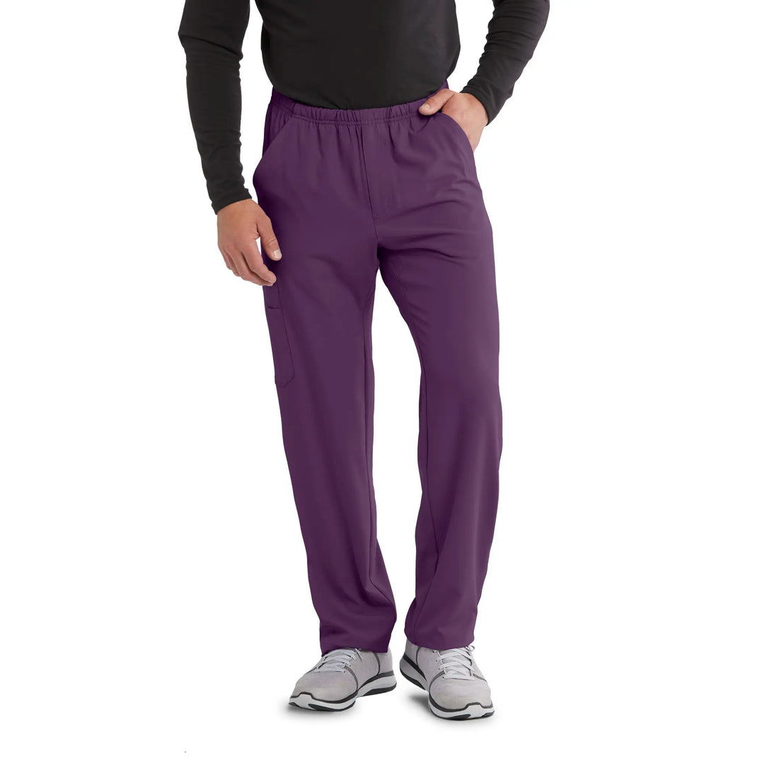 Barco Scrubs Men's Structure Pant Eggplant | scrub-supply.com
