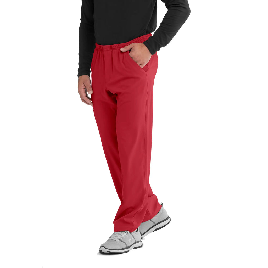 Barco Scrubs Men's Structure Pant True Red | scrub-supply.com