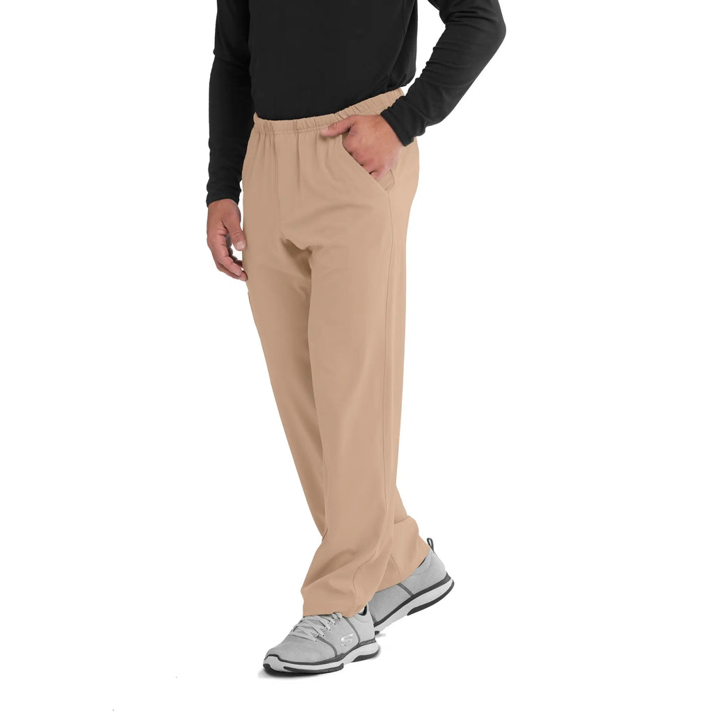 Barco Scrubs Men's Structure Pant New Khaki | scrub-supply.com