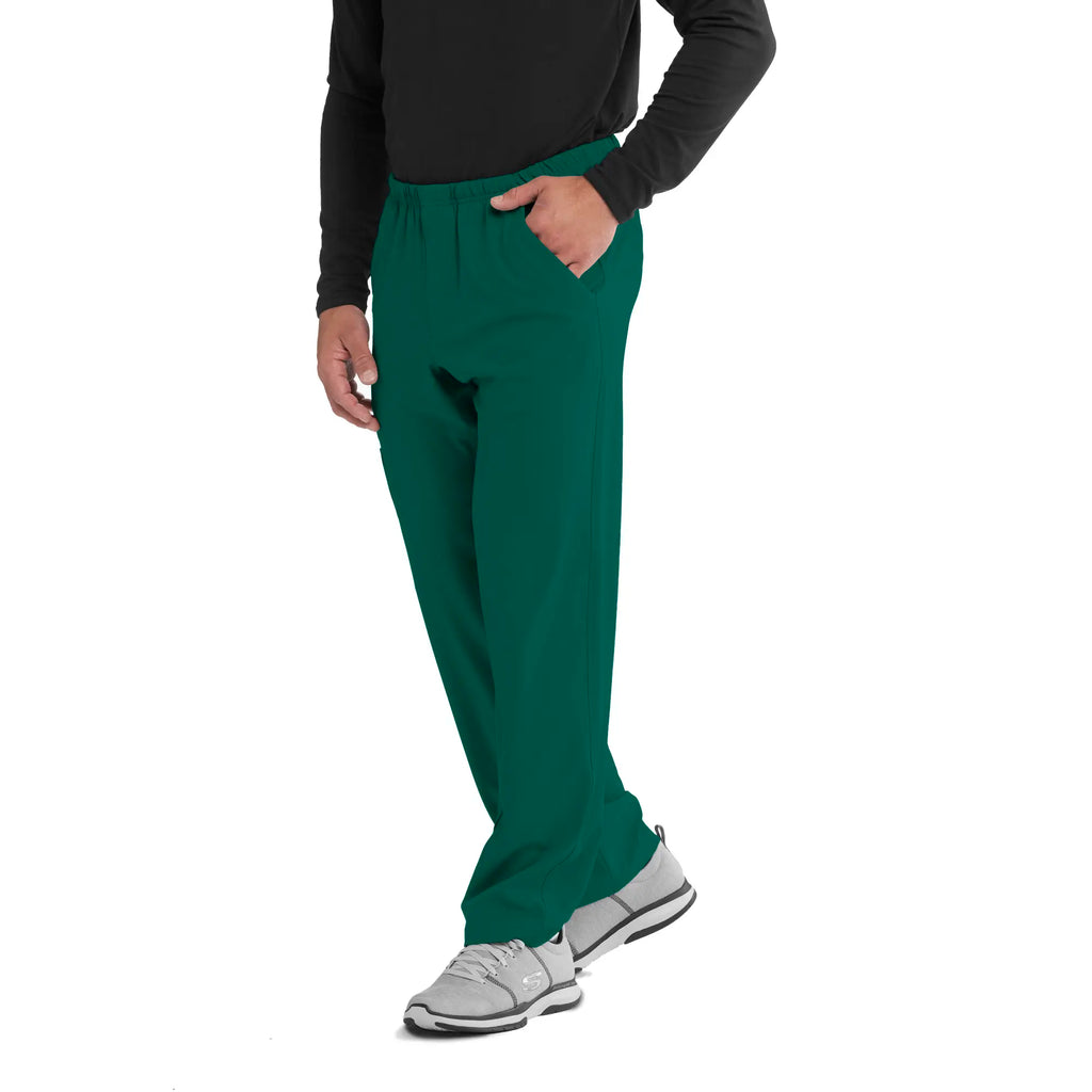 Barco Scrubs Men's Structure Pant Hunter Green | scrub-supply.com