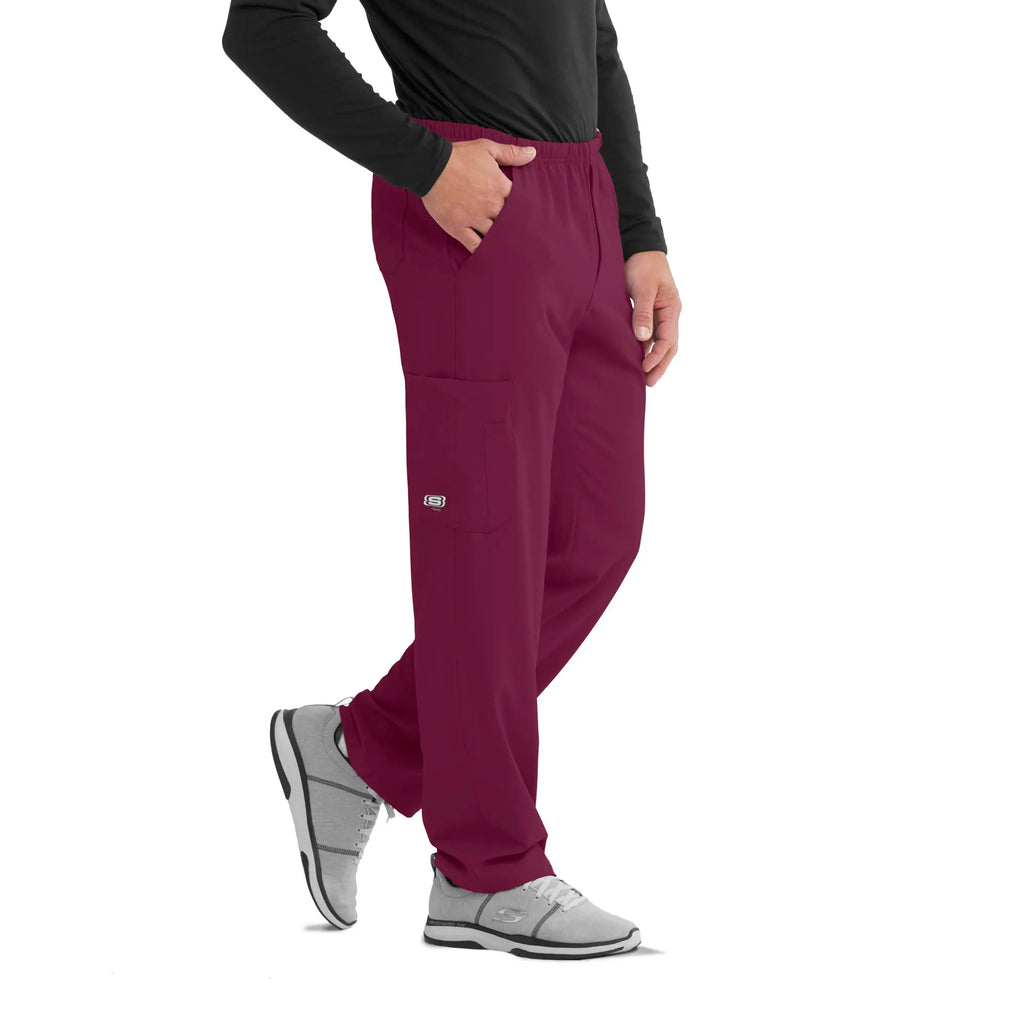 Barco Scrubs Men's Structure Pant Wine | scrub-supply.com