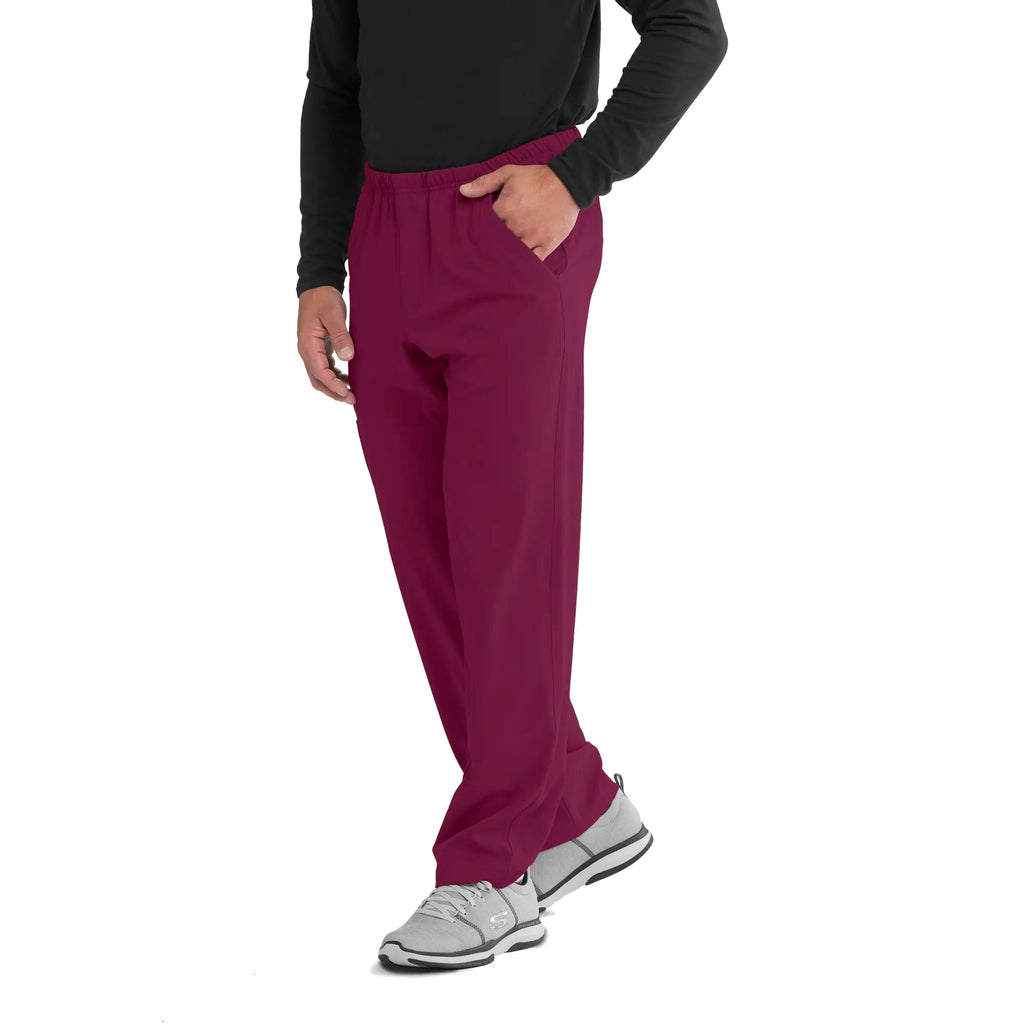 Barco Scrubs Men's Structure Pant Wine | scrub-supply.com