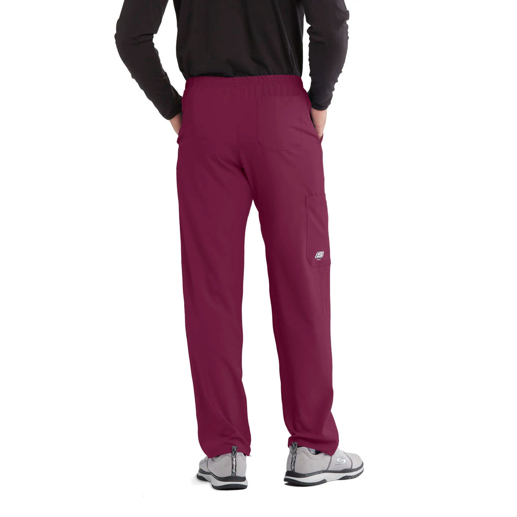 Barco Scrubs Men's Structure Pant Wine | scrub-supply.com