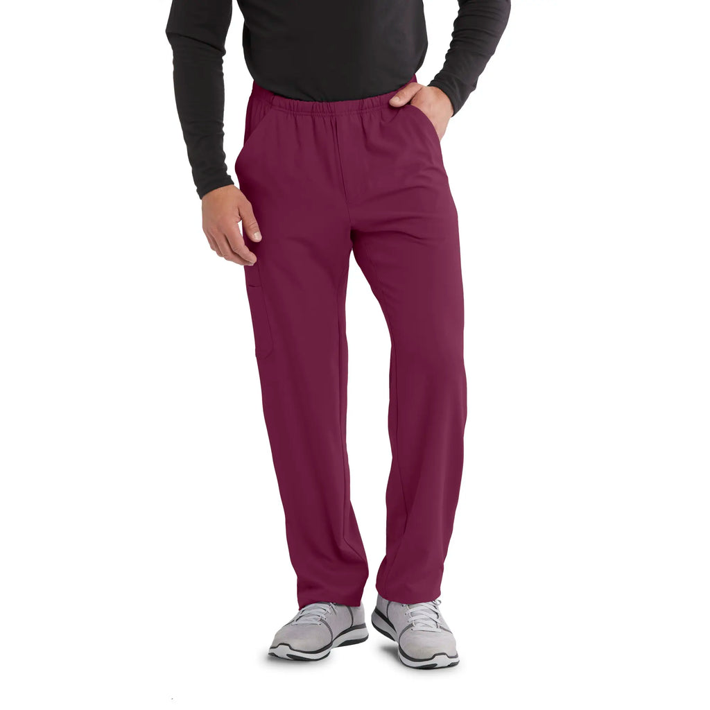 Barco Scrubs Men's Structure Pant Wine | scrub-supply.com