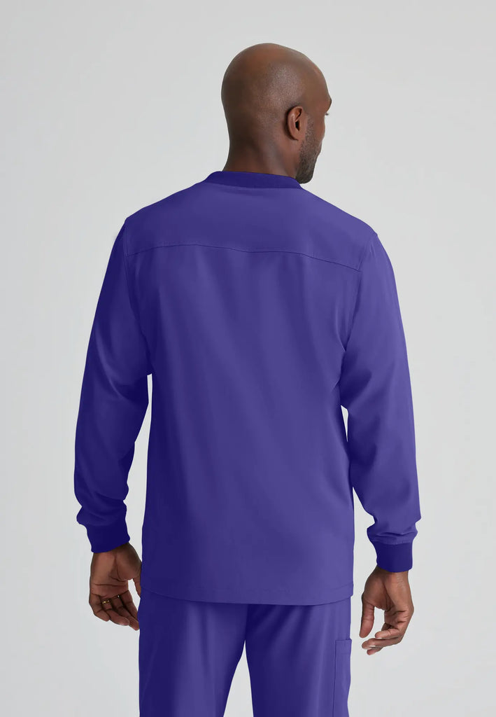 Barco Scrubs Men's Structure Warm-Up New Grape | scrub-supply.com