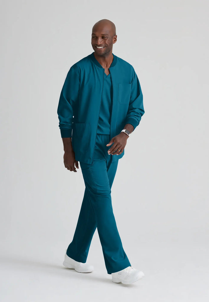 Barco Scrubs Men's Structure Warm-Up Bahama | scrub-supply.com