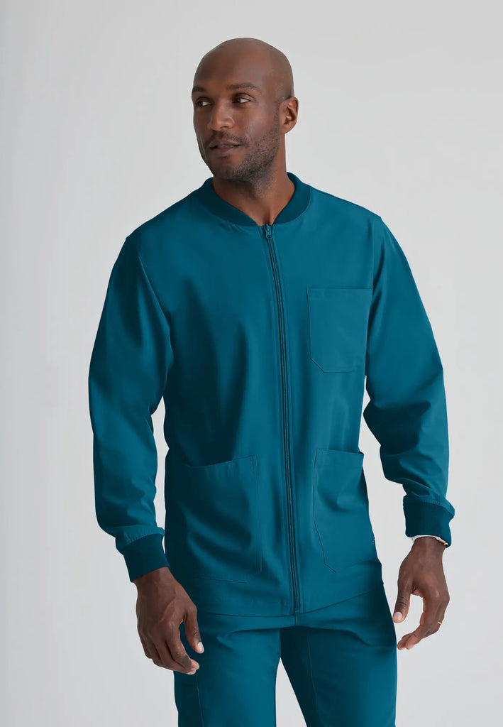 Barco Scrubs Men's Structure Warm-Up Bahama | scrub-supply.com