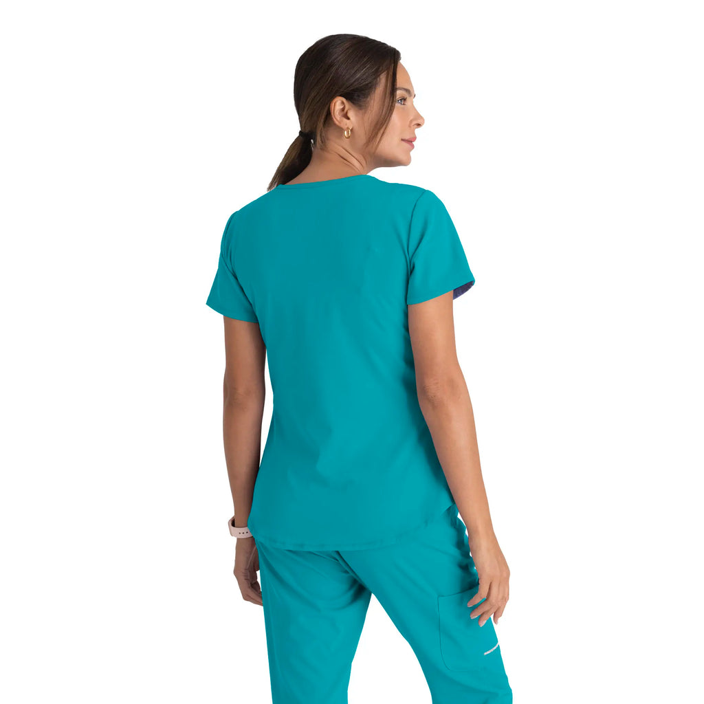 Barco Scrubs Women's Breeze Top Teal | scrub-supply.com