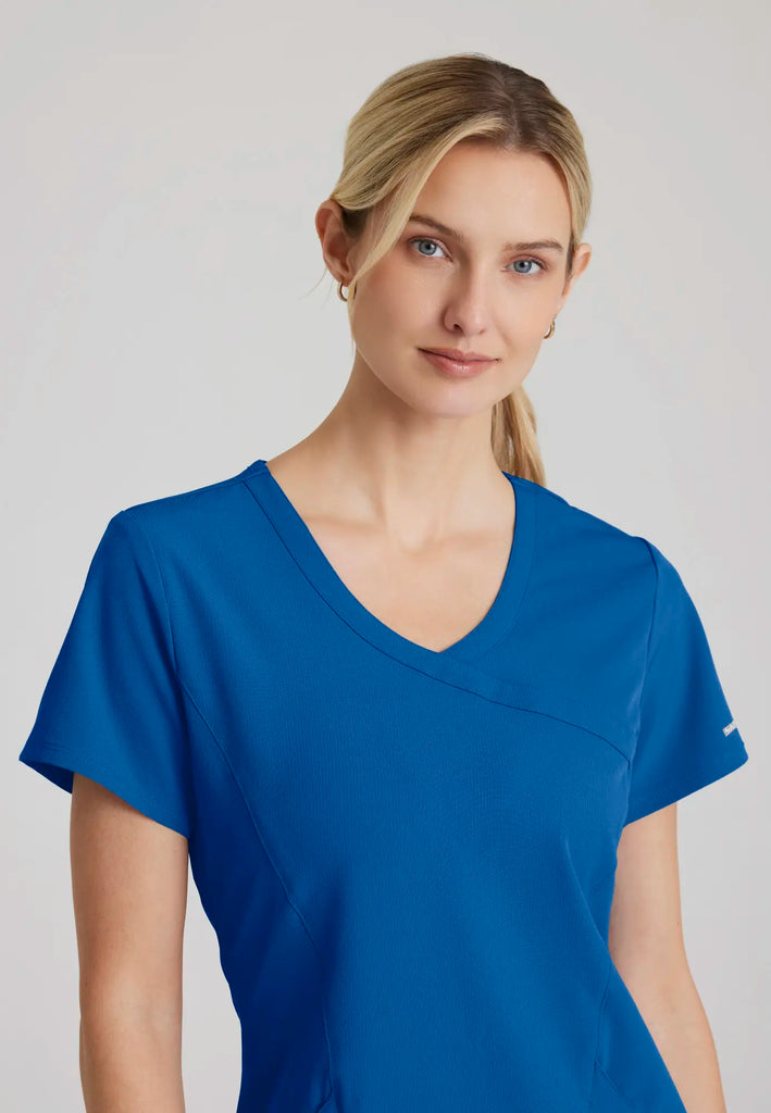 Barco Scrubs Women's Reliance Top New Royal | scrub-supply.com