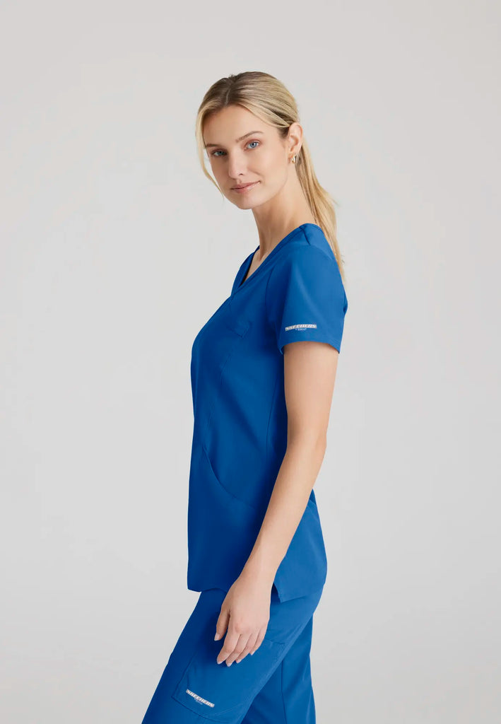 Barco Scrubs Women's Reliance Top New Royal | scrub-supply.com