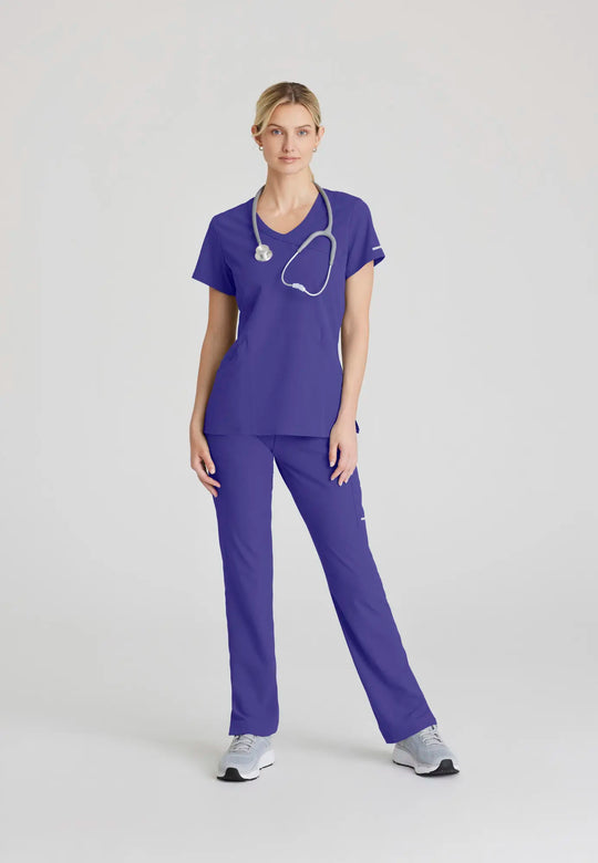 Barco Scrubs Women's Reliance Top New Grape | scrub-supply.com