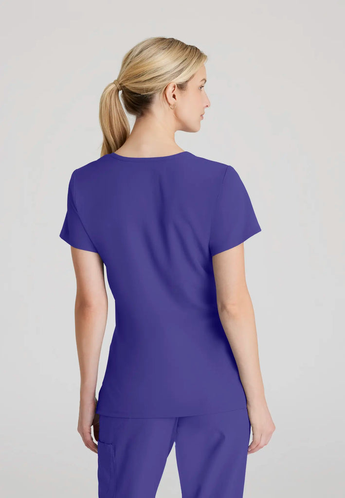 Barco Scrubs Women's Reliance Top New Grape | scrub-supply.com