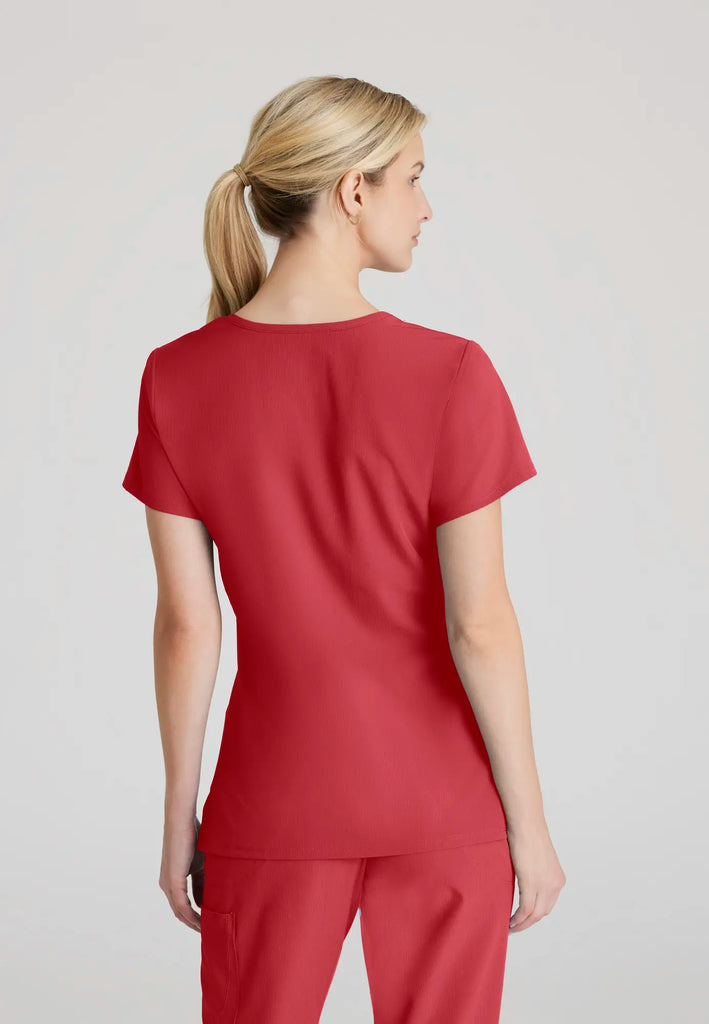 Barco Scrubs Women's Reliance Top True Red | scrub-supply.com