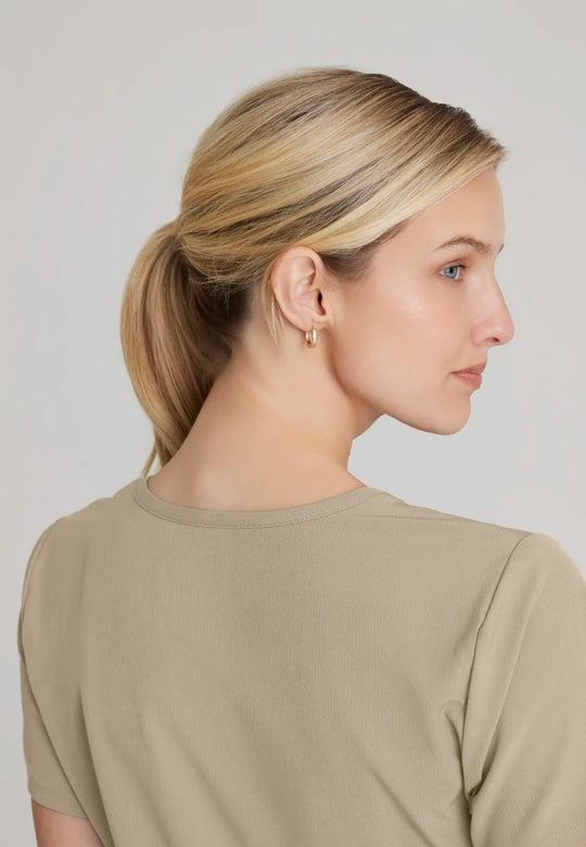 Barco Scrubs Women's Reliance Top New Khaki | scrub-supply.com