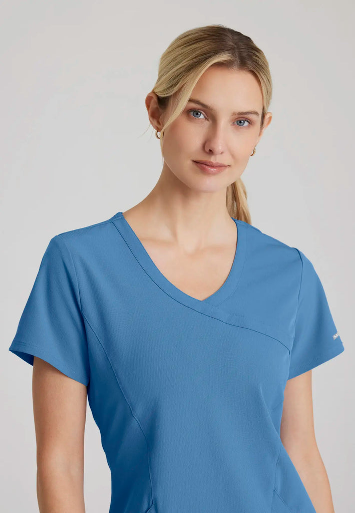 Barco Scrubs Women's Reliance Top Ceil Blue | scrub-supply.com