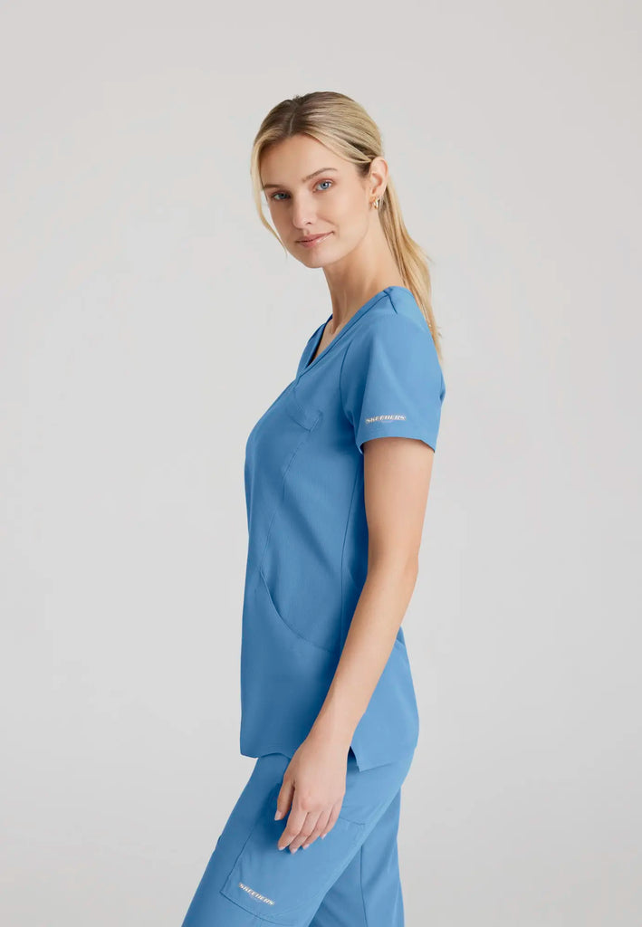 Barco Scrubs Women's Reliance Top Ceil Blue | scrub-supply.com