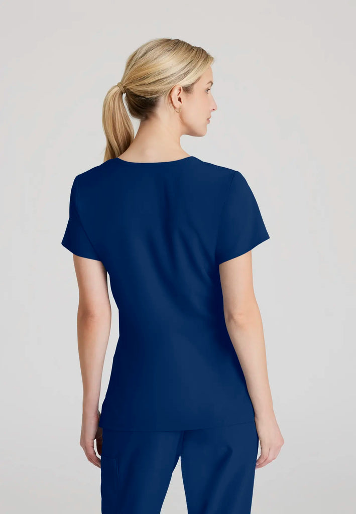 Barco Scrubs Women's Reliance Top Navy | scrub-supply.com