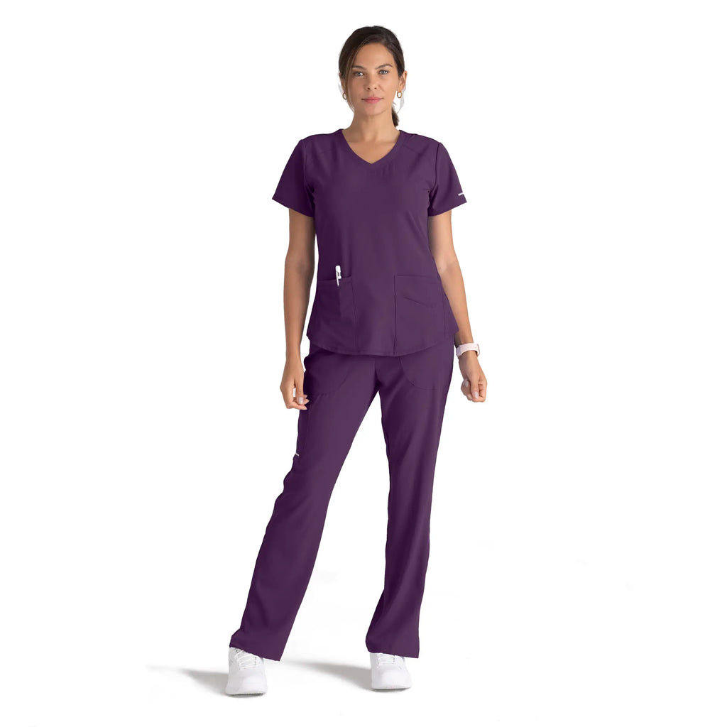 Barco Scrubs Women's Reliance Pant Eggplant | scrub-supply.com