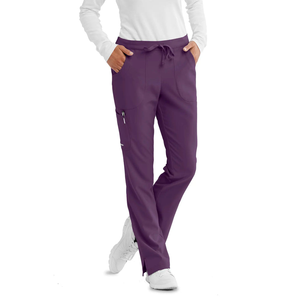 Barco Scrubs Women's Reliance Pant Eggplant | scrub-supply.com