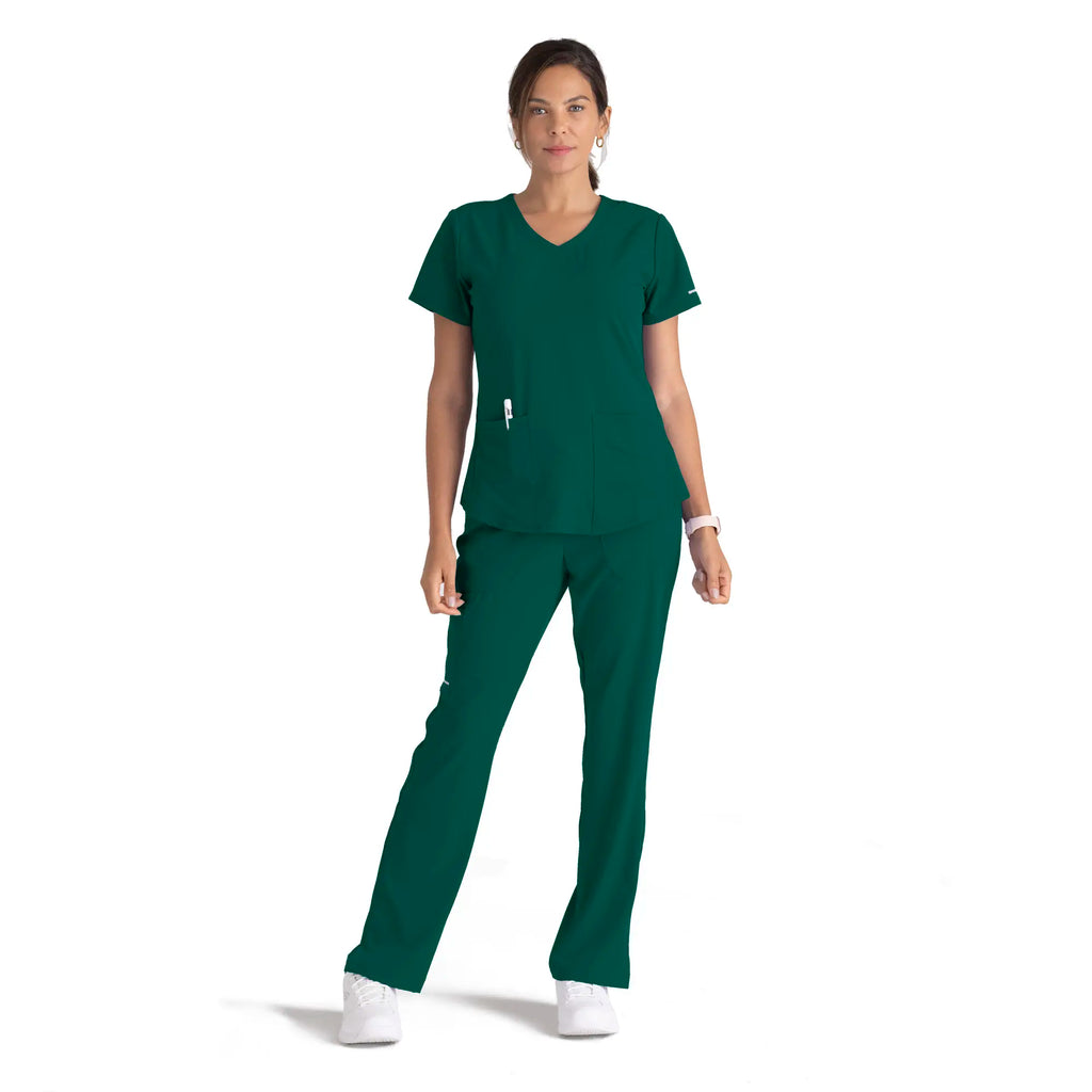 Barco Scrubs Women's Reliance Pant Hunter Green | scrub-supply.com