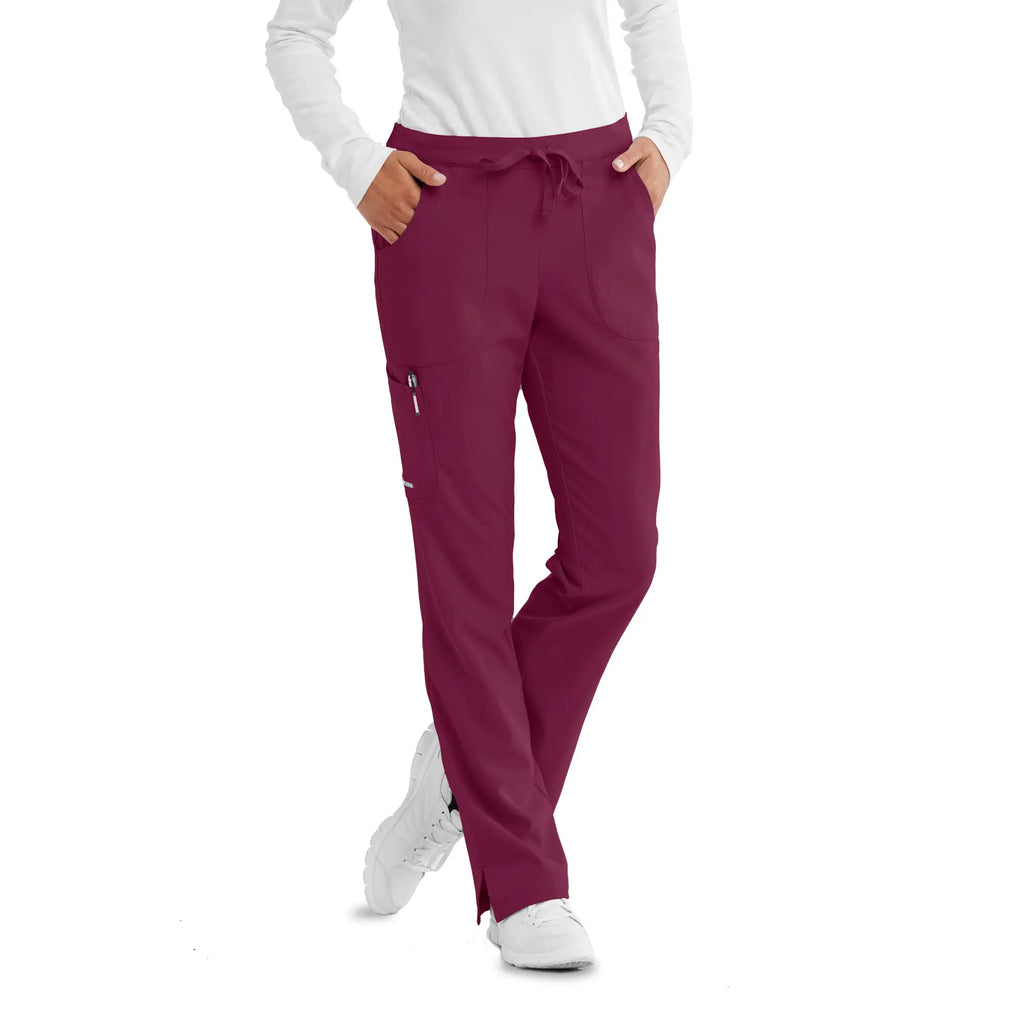 Barco Scrubs Women's Reliance Pant Wine | scrub-supply.com