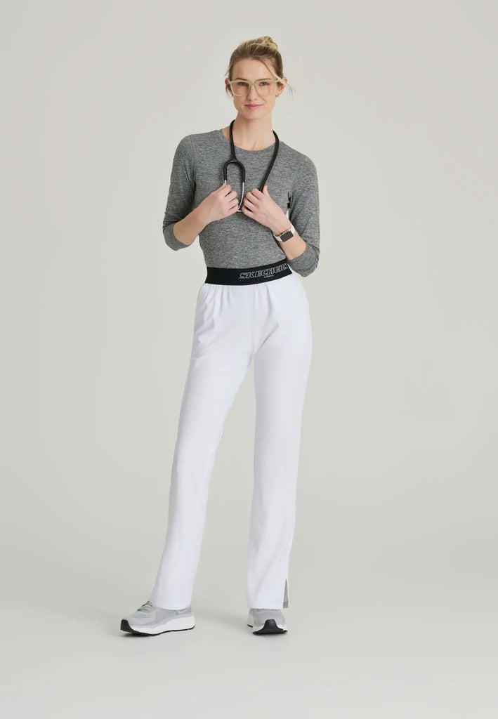 Barco Scrubs Women's Breeze Pant White | scrub-supply.com